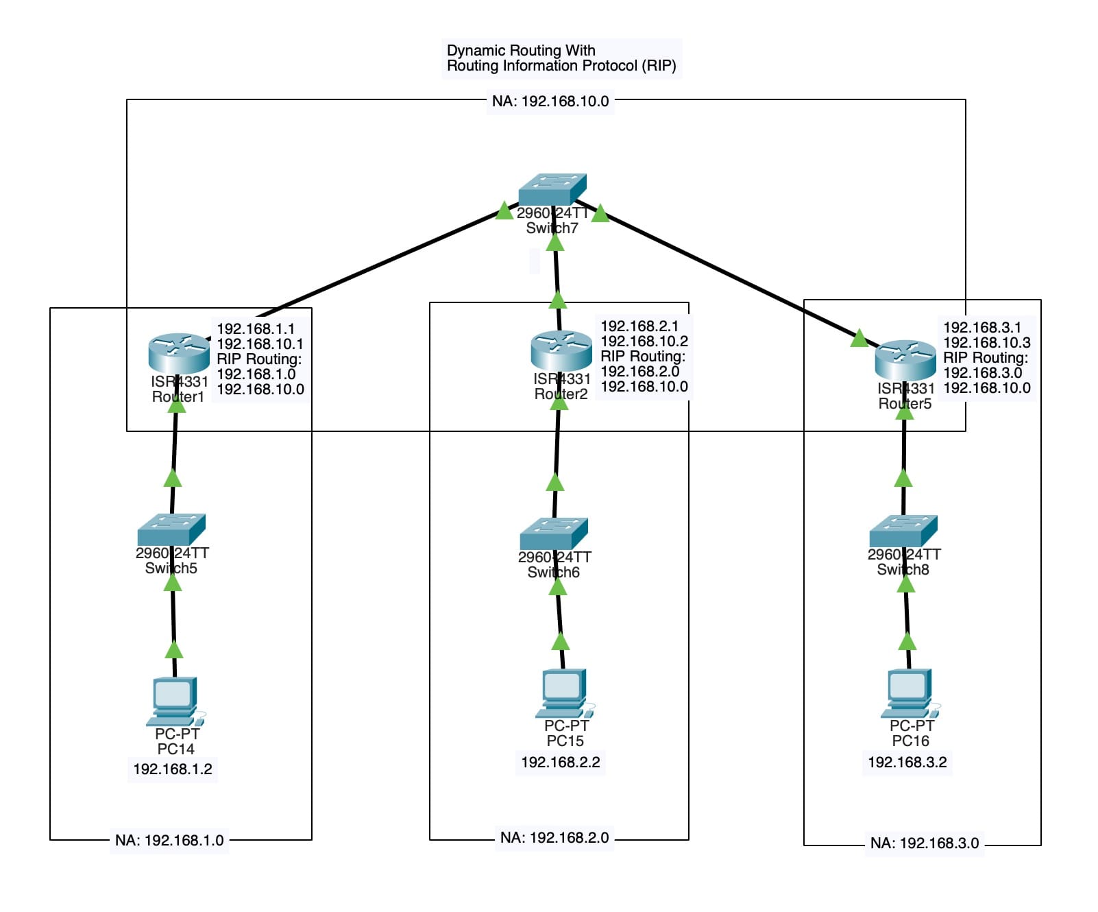 RIP Dynamic Routing